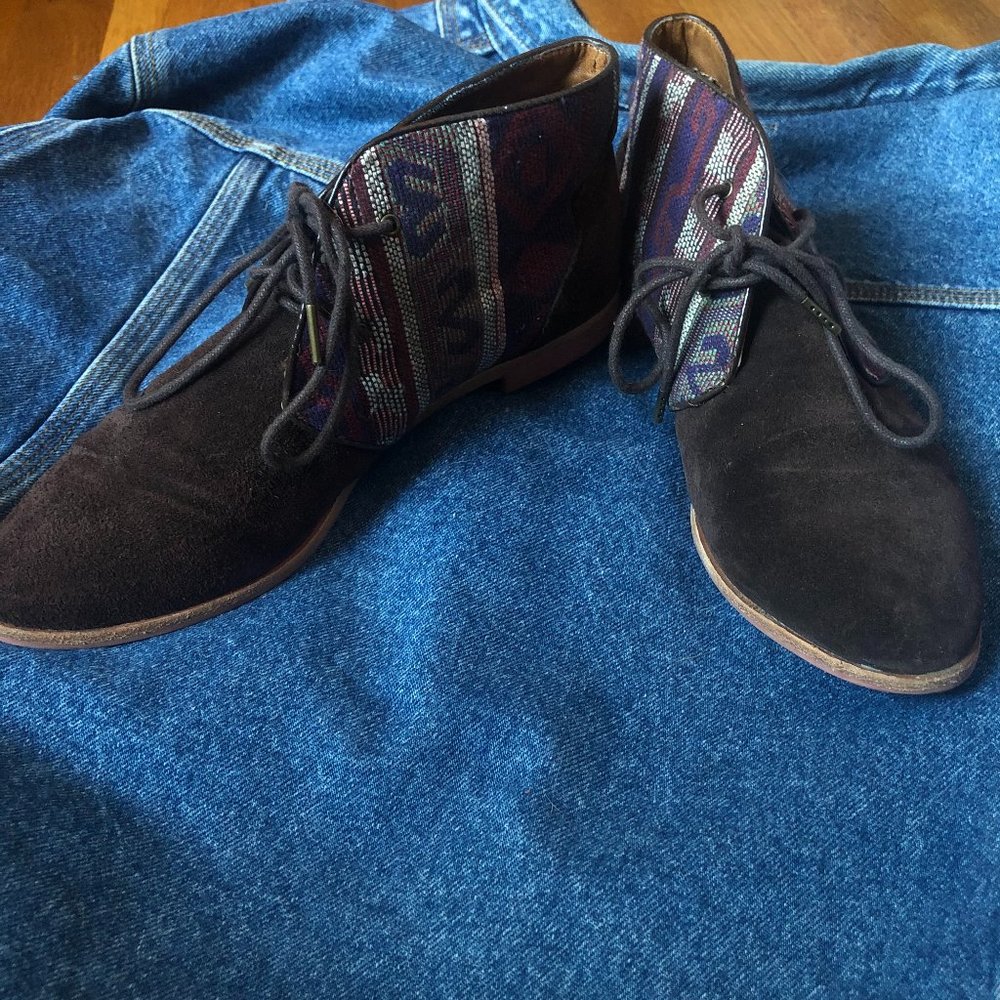 Dolce Vita Tribal Lace up Half Bootie